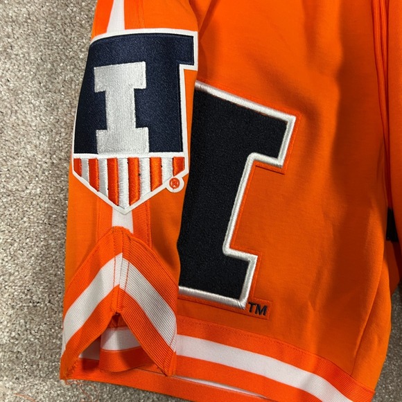 Pro Standard Mens Large Orange Illinois Fighting Illini Logo Athletic Shorts NWT - Picture 4 of 8
